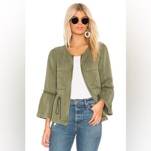 Revolve X Sanctuary Military Frill Peplum Jacket Size Small NWOT